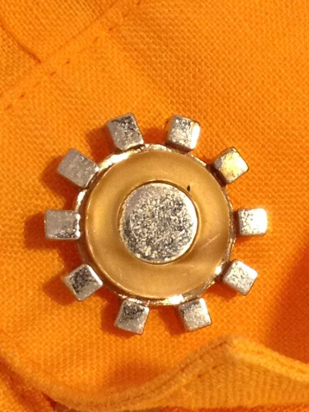 VTG Swank Unique Cuff Links/Tie Tack MCM Cool Avant Garde Atomic Age Sputnik